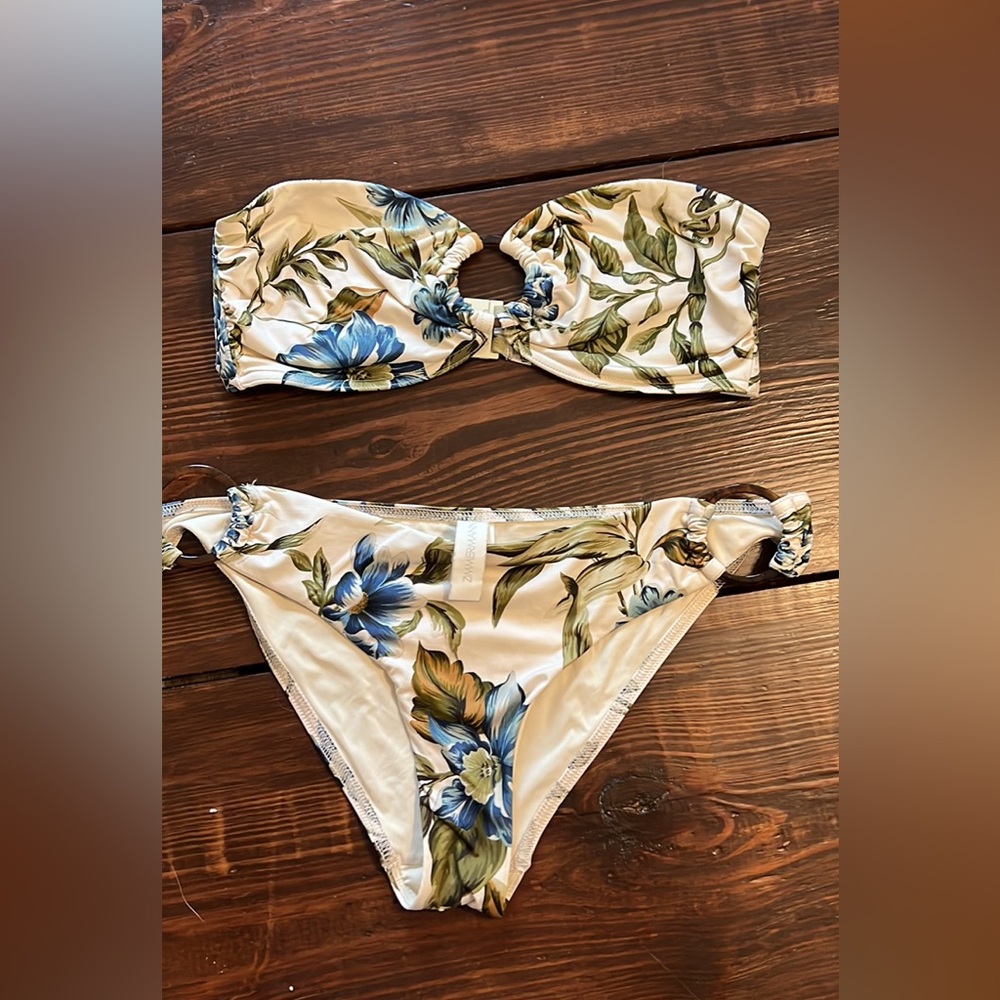 Zimmerman Aliane Ring Bikini Floral good condition, size 3